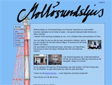 Tablet Screenshot of mollosundsljus.se